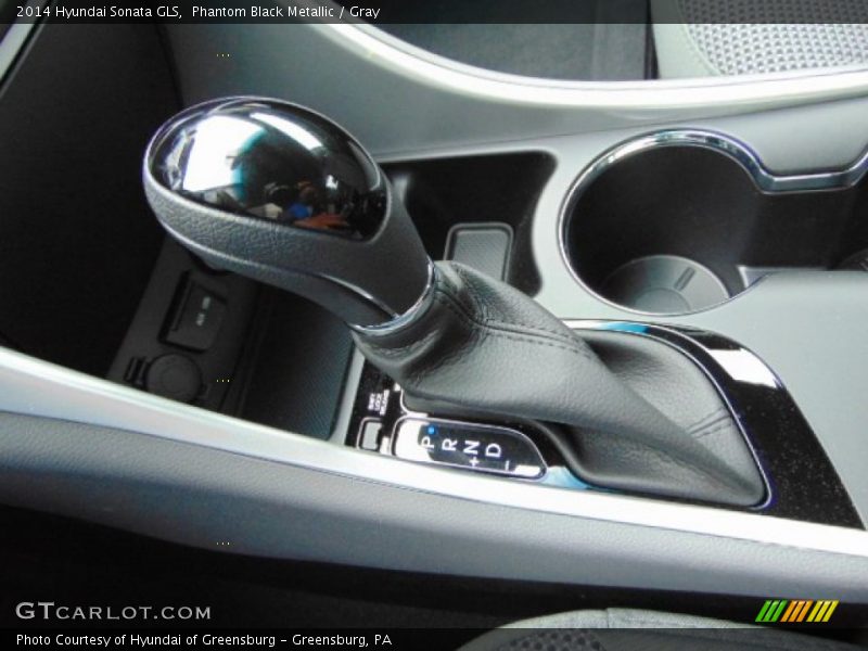 Phantom Black Metallic / Gray 2014 Hyundai Sonata GLS
