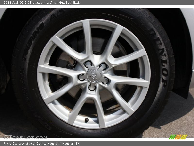 Ice Silver Metallic / Black 2011 Audi Q5 2.0T quattro