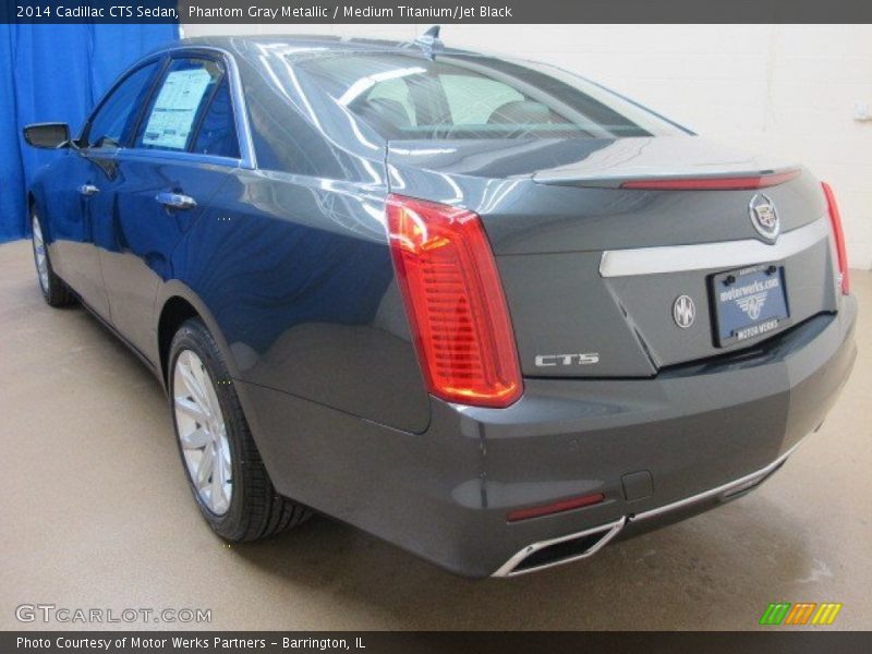 Phantom Gray Metallic / Medium Titanium/Jet Black 2014 Cadillac CTS Sedan
