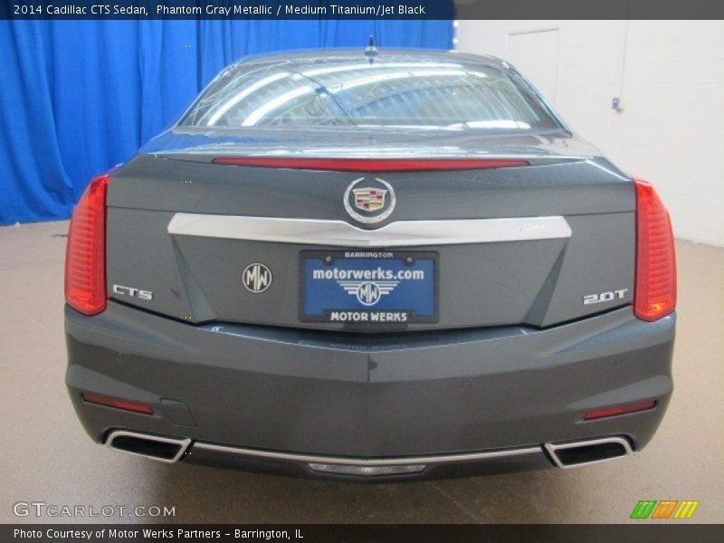 Phantom Gray Metallic / Medium Titanium/Jet Black 2014 Cadillac CTS Sedan