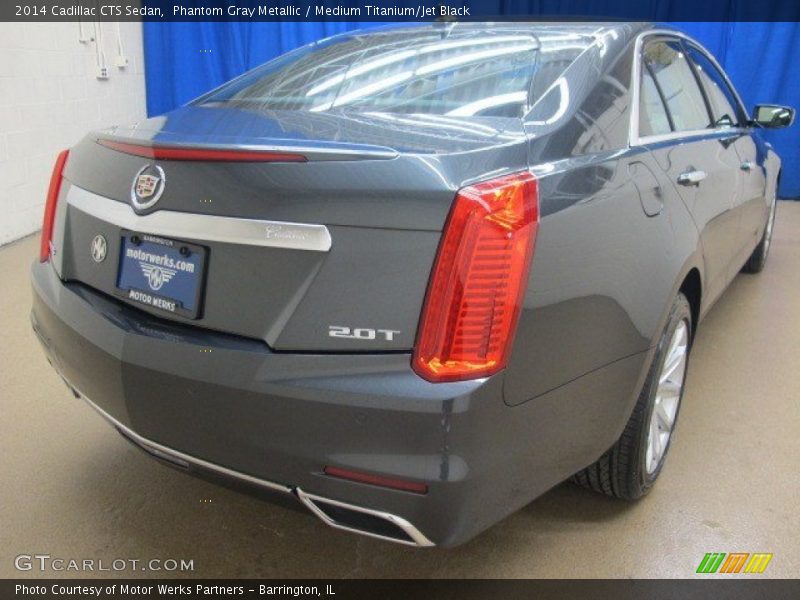 Phantom Gray Metallic / Medium Titanium/Jet Black 2014 Cadillac CTS Sedan