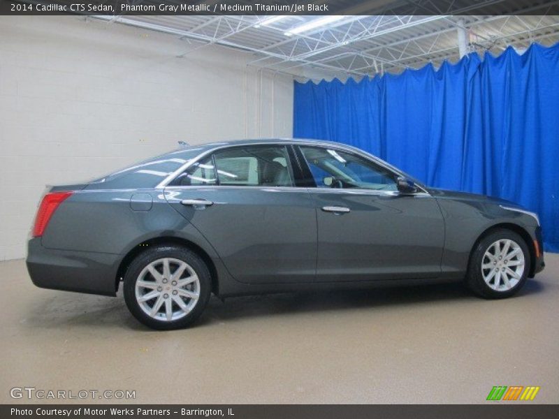 Phantom Gray Metallic / Medium Titanium/Jet Black 2014 Cadillac CTS Sedan
