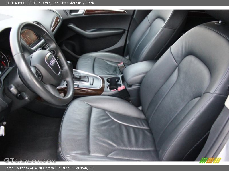 Ice Silver Metallic / Black 2011 Audi Q5 2.0T quattro