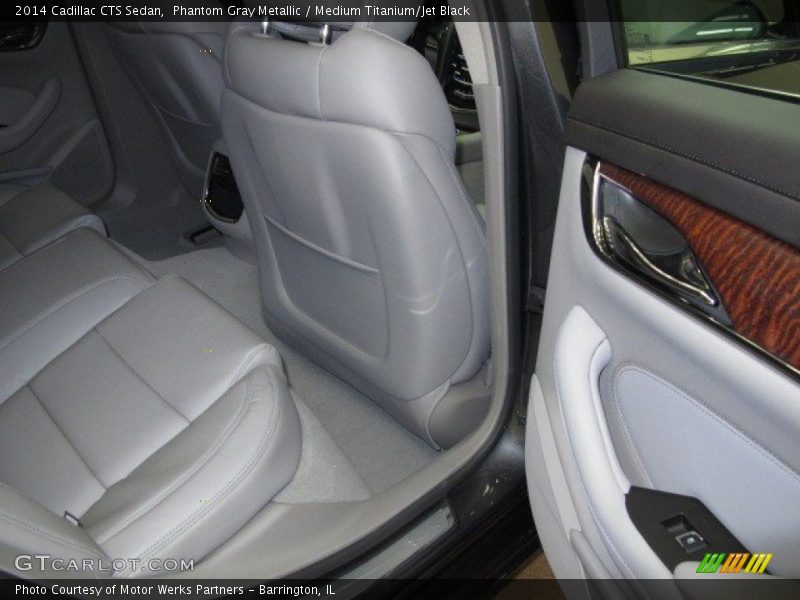 Phantom Gray Metallic / Medium Titanium/Jet Black 2014 Cadillac CTS Sedan