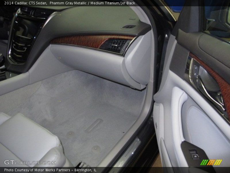 Phantom Gray Metallic / Medium Titanium/Jet Black 2014 Cadillac CTS Sedan