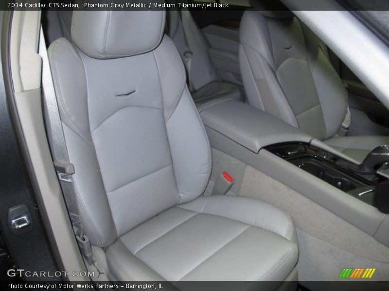 Phantom Gray Metallic / Medium Titanium/Jet Black 2014 Cadillac CTS Sedan