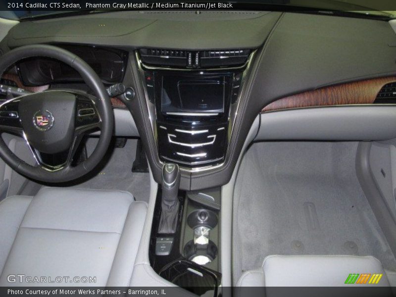 Phantom Gray Metallic / Medium Titanium/Jet Black 2014 Cadillac CTS Sedan