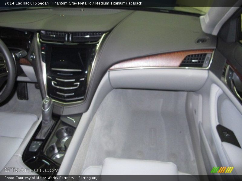 Phantom Gray Metallic / Medium Titanium/Jet Black 2014 Cadillac CTS Sedan