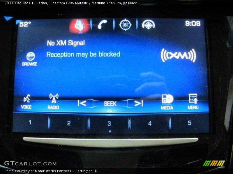 Phantom Gray Metallic / Medium Titanium/Jet Black 2014 Cadillac CTS Sedan