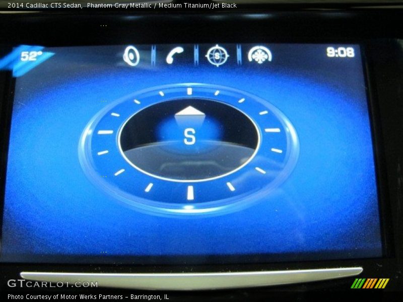 Phantom Gray Metallic / Medium Titanium/Jet Black 2014 Cadillac CTS Sedan