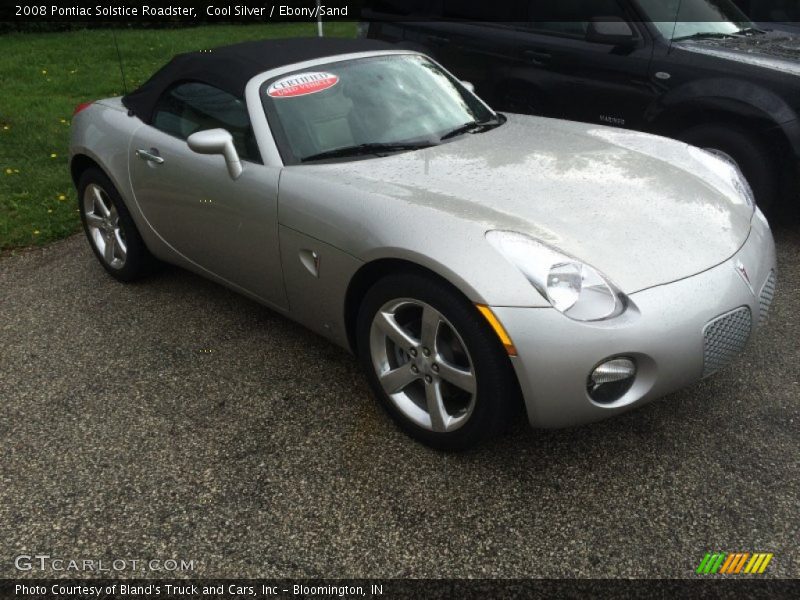 Cool Silver / Ebony/Sand 2008 Pontiac Solstice Roadster