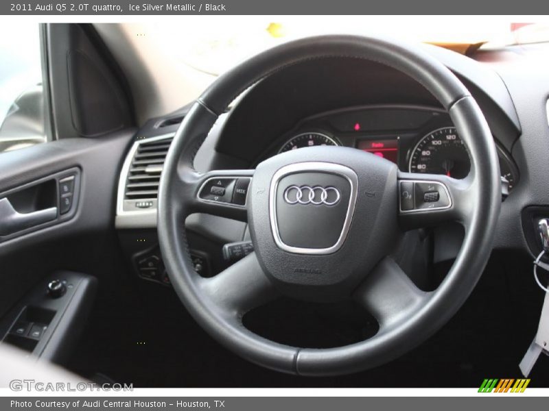 Ice Silver Metallic / Black 2011 Audi Q5 2.0T quattro
