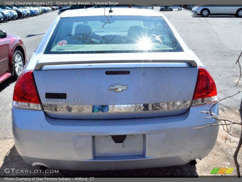 Glacier Blue Metallic / Neutral Beige 2006 Chevrolet Impala LTZ