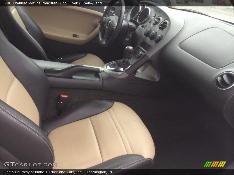 Cool Silver / Ebony/Sand 2008 Pontiac Solstice Roadster