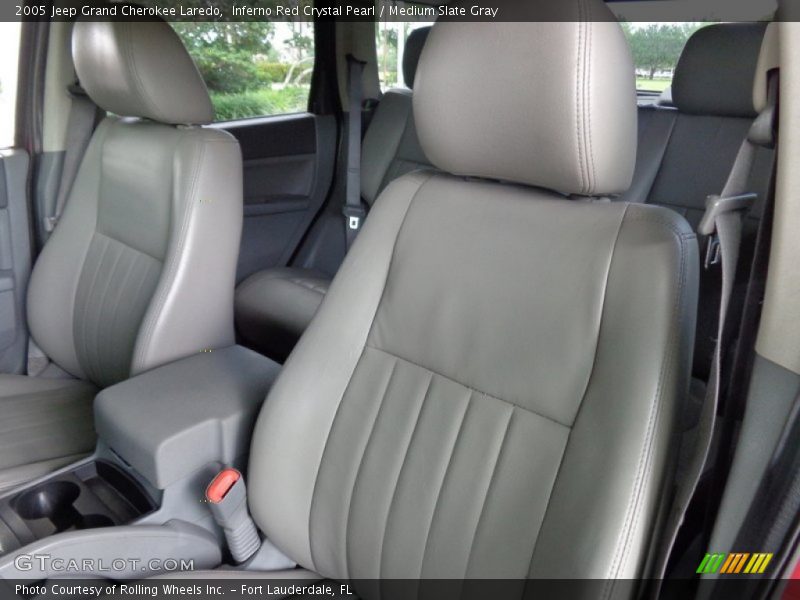 Inferno Red Crystal Pearl / Medium Slate Gray 2005 Jeep Grand Cherokee Laredo