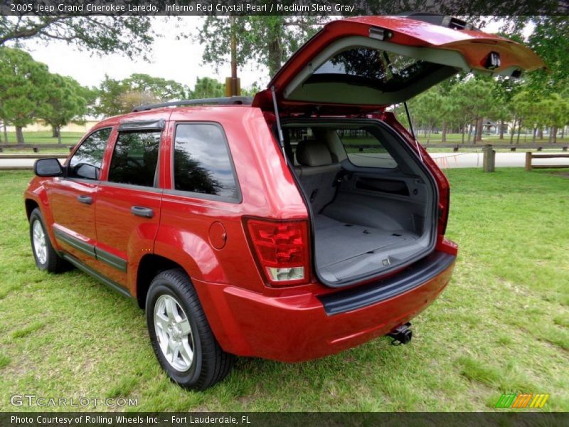 Inferno Red Crystal Pearl / Medium Slate Gray 2005 Jeep Grand Cherokee Laredo