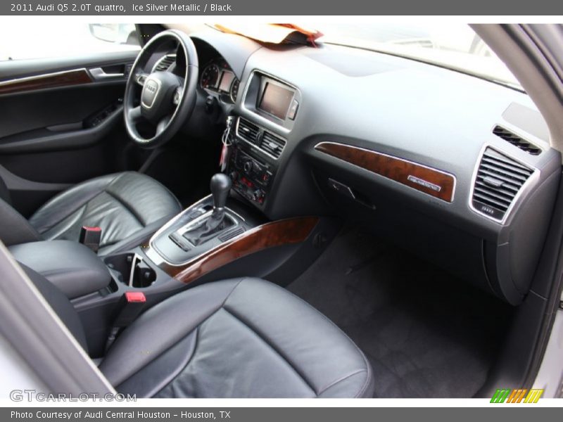 Ice Silver Metallic / Black 2011 Audi Q5 2.0T quattro