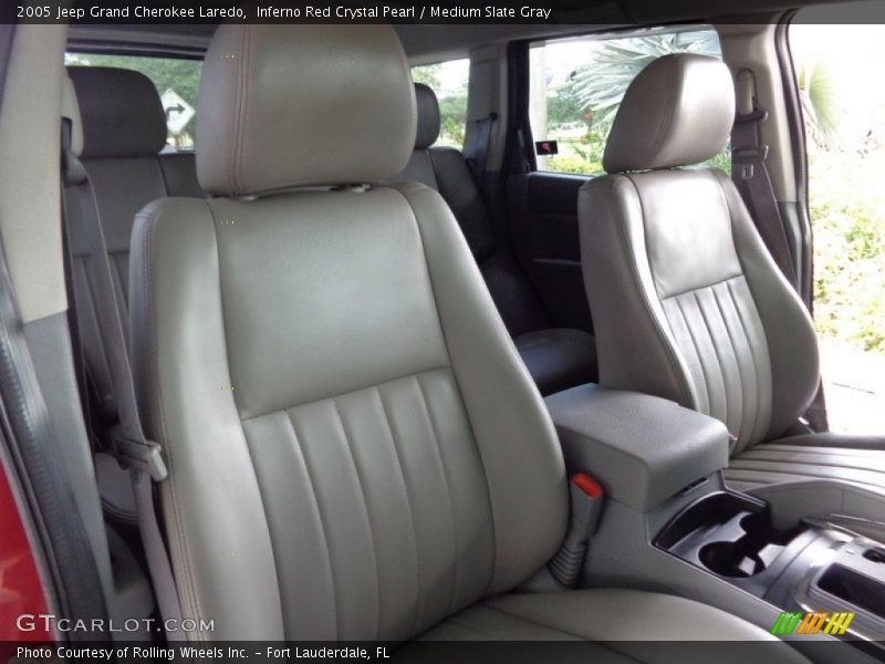 Inferno Red Crystal Pearl / Medium Slate Gray 2005 Jeep Grand Cherokee Laredo