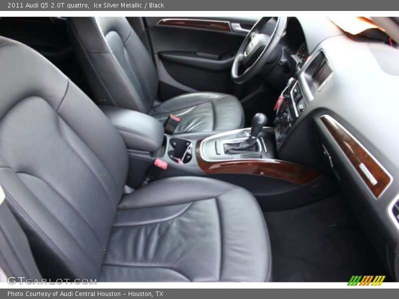 Ice Silver Metallic / Black 2011 Audi Q5 2.0T quattro