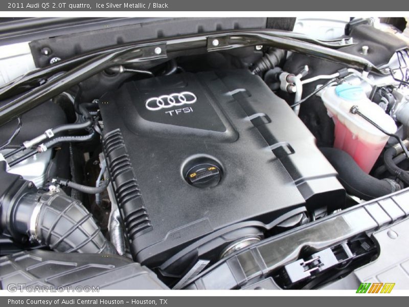 Ice Silver Metallic / Black 2011 Audi Q5 2.0T quattro