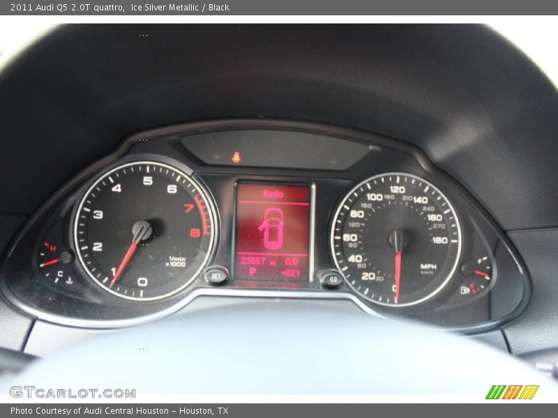 Ice Silver Metallic / Black 2011 Audi Q5 2.0T quattro