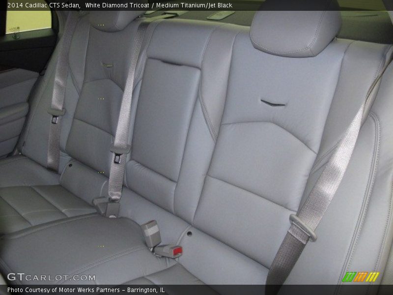 White Diamond Tricoat / Medium Titanium/Jet Black 2014 Cadillac CTS Sedan