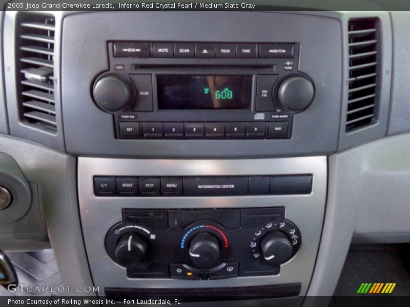 Inferno Red Crystal Pearl / Medium Slate Gray 2005 Jeep Grand Cherokee Laredo
