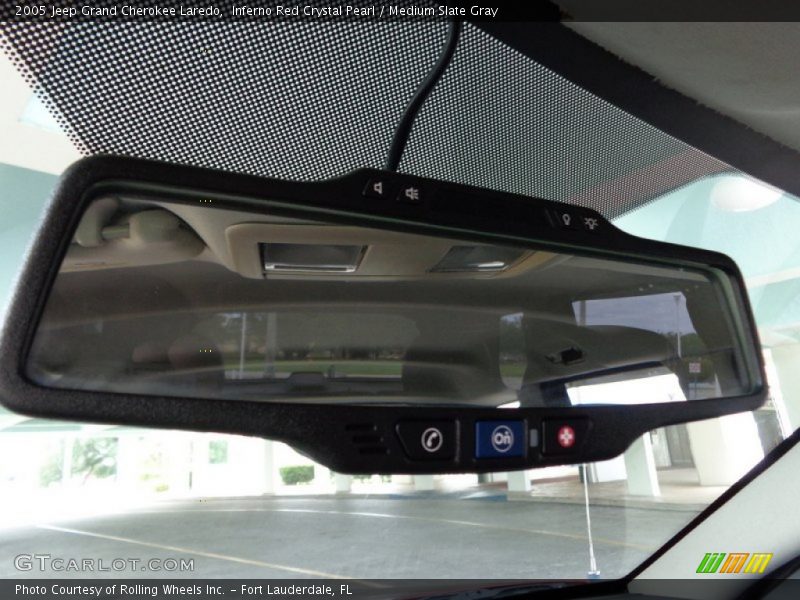 Inferno Red Crystal Pearl / Medium Slate Gray 2005 Jeep Grand Cherokee Laredo