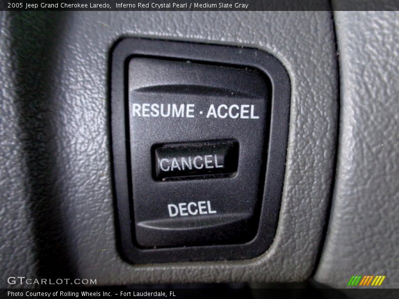 Inferno Red Crystal Pearl / Medium Slate Gray 2005 Jeep Grand Cherokee Laredo