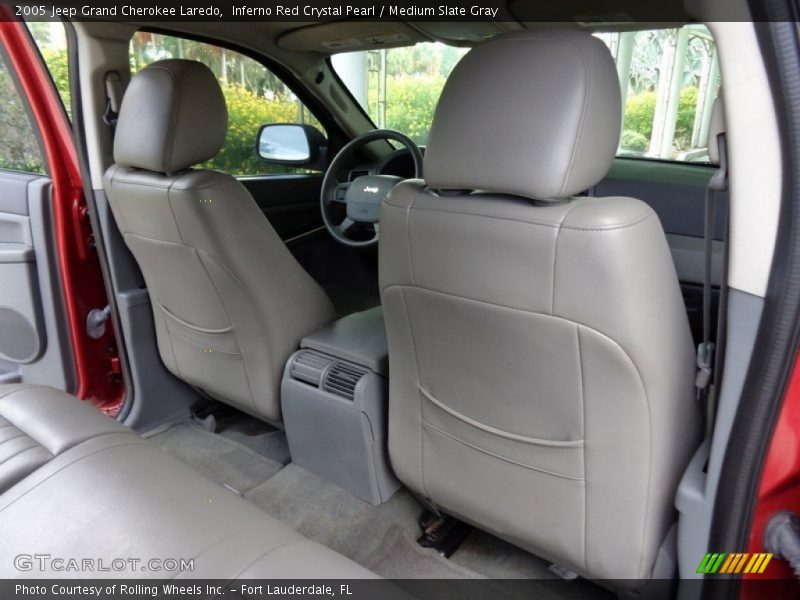 Inferno Red Crystal Pearl / Medium Slate Gray 2005 Jeep Grand Cherokee Laredo