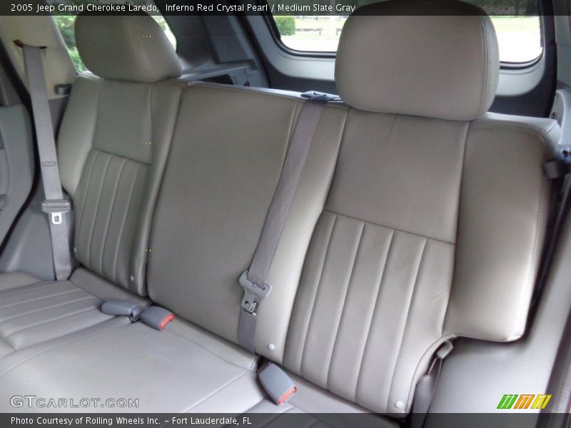 Inferno Red Crystal Pearl / Medium Slate Gray 2005 Jeep Grand Cherokee Laredo
