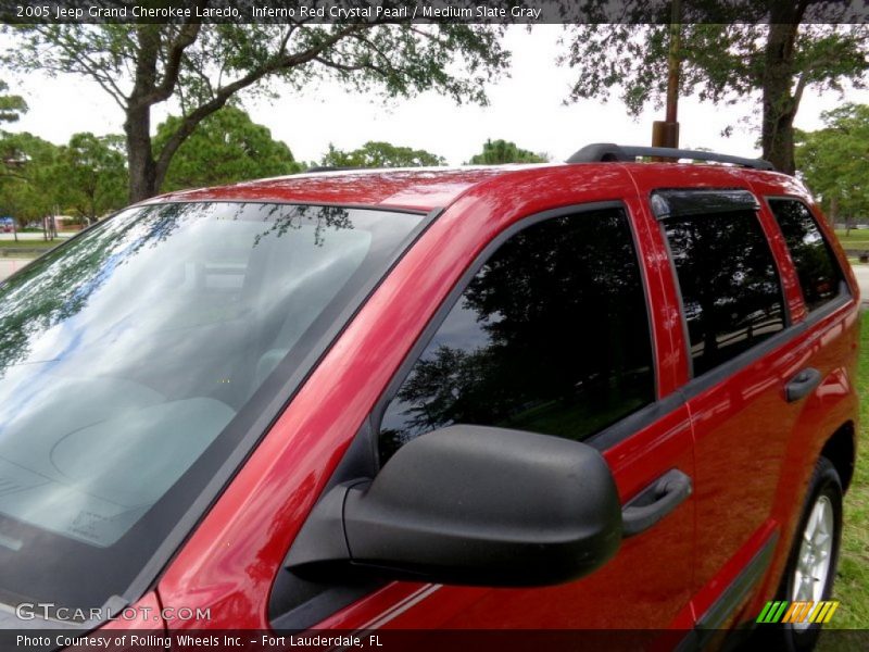 Inferno Red Crystal Pearl / Medium Slate Gray 2005 Jeep Grand Cherokee Laredo