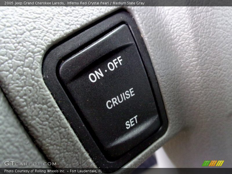 Inferno Red Crystal Pearl / Medium Slate Gray 2005 Jeep Grand Cherokee Laredo