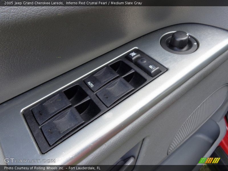 Inferno Red Crystal Pearl / Medium Slate Gray 2005 Jeep Grand Cherokee Laredo