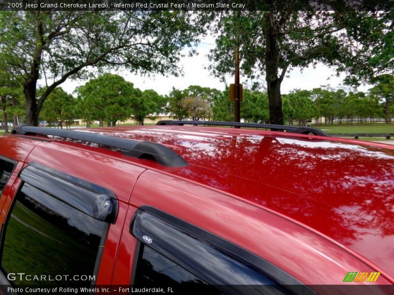 Inferno Red Crystal Pearl / Medium Slate Gray 2005 Jeep Grand Cherokee Laredo