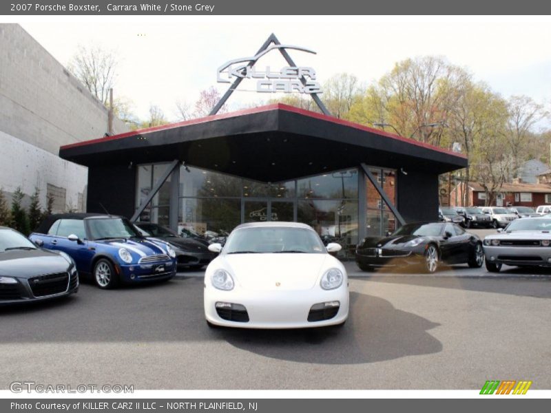 Carrara White / Stone Grey 2007 Porsche Boxster