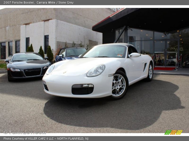 Carrara White / Stone Grey 2007 Porsche Boxster
