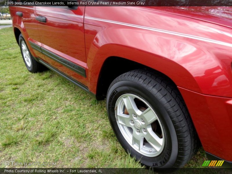 Inferno Red Crystal Pearl / Medium Slate Gray 2005 Jeep Grand Cherokee Laredo