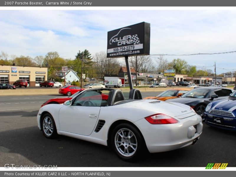Carrara White / Stone Grey 2007 Porsche Boxster