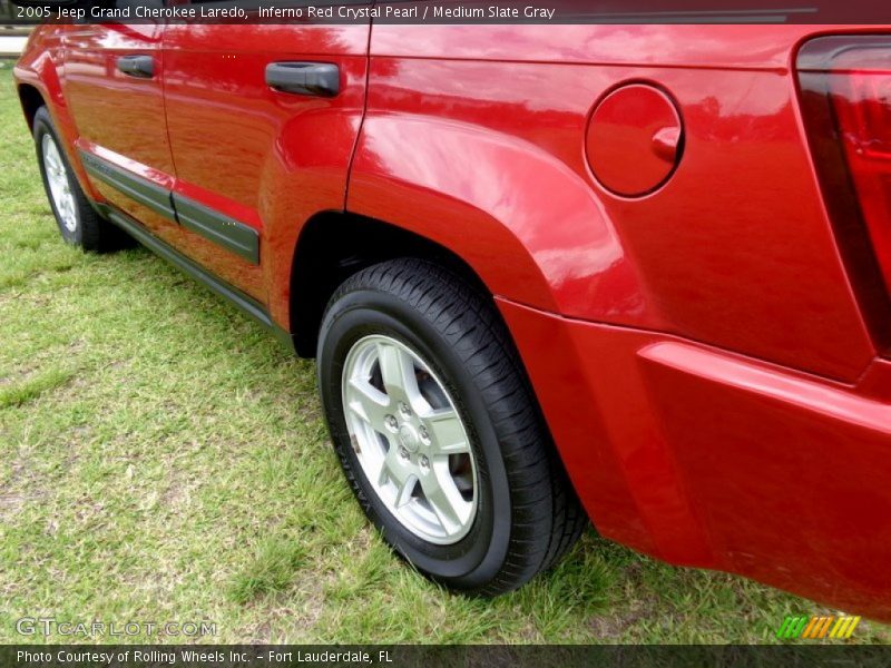 Inferno Red Crystal Pearl / Medium Slate Gray 2005 Jeep Grand Cherokee Laredo