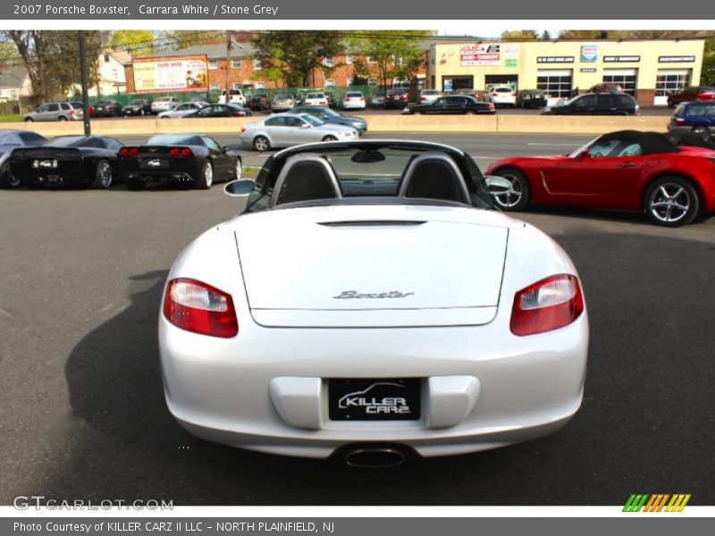 Carrara White / Stone Grey 2007 Porsche Boxster