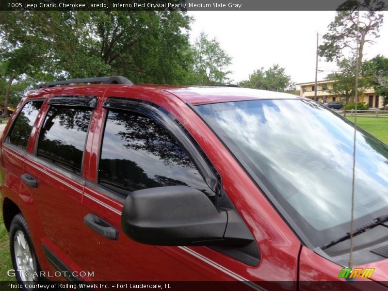 Inferno Red Crystal Pearl / Medium Slate Gray 2005 Jeep Grand Cherokee Laredo