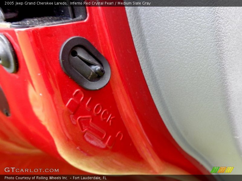 Inferno Red Crystal Pearl / Medium Slate Gray 2005 Jeep Grand Cherokee Laredo