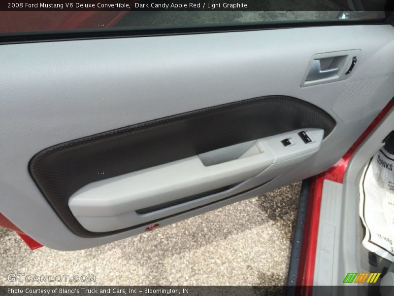 Dark Candy Apple Red / Light Graphite 2008 Ford Mustang V6 Deluxe Convertible