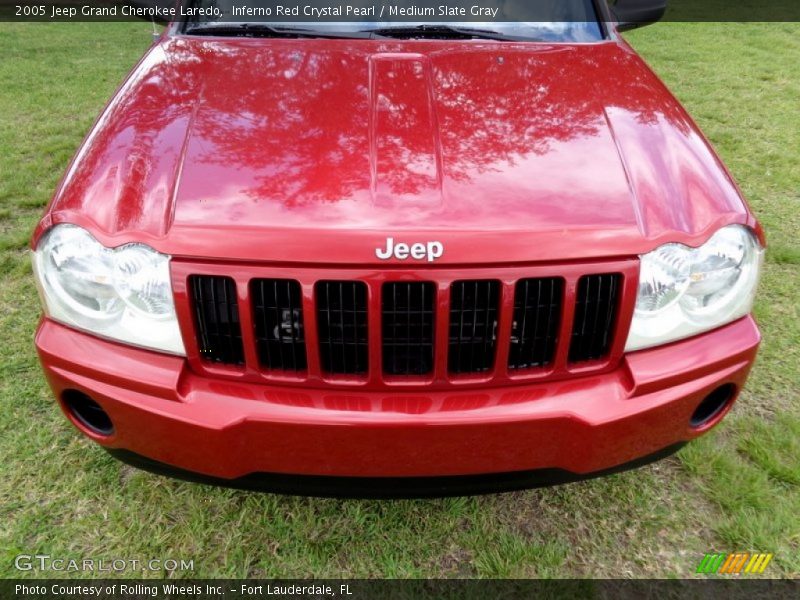 Inferno Red Crystal Pearl / Medium Slate Gray 2005 Jeep Grand Cherokee Laredo