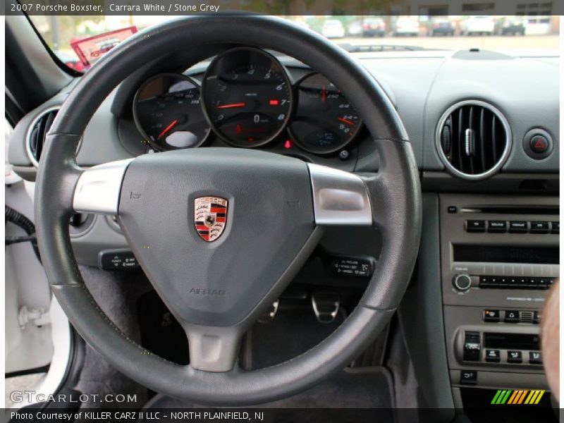 Carrara White / Stone Grey 2007 Porsche Boxster