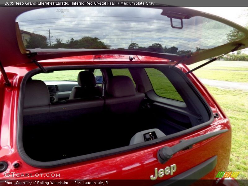 Inferno Red Crystal Pearl / Medium Slate Gray 2005 Jeep Grand Cherokee Laredo