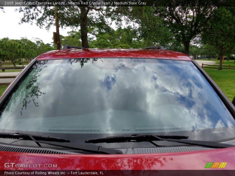 Inferno Red Crystal Pearl / Medium Slate Gray 2005 Jeep Grand Cherokee Laredo