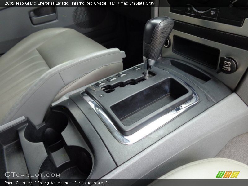 Inferno Red Crystal Pearl / Medium Slate Gray 2005 Jeep Grand Cherokee Laredo