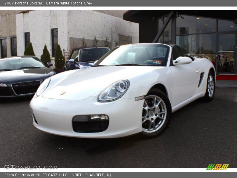 Carrara White / Stone Grey 2007 Porsche Boxster